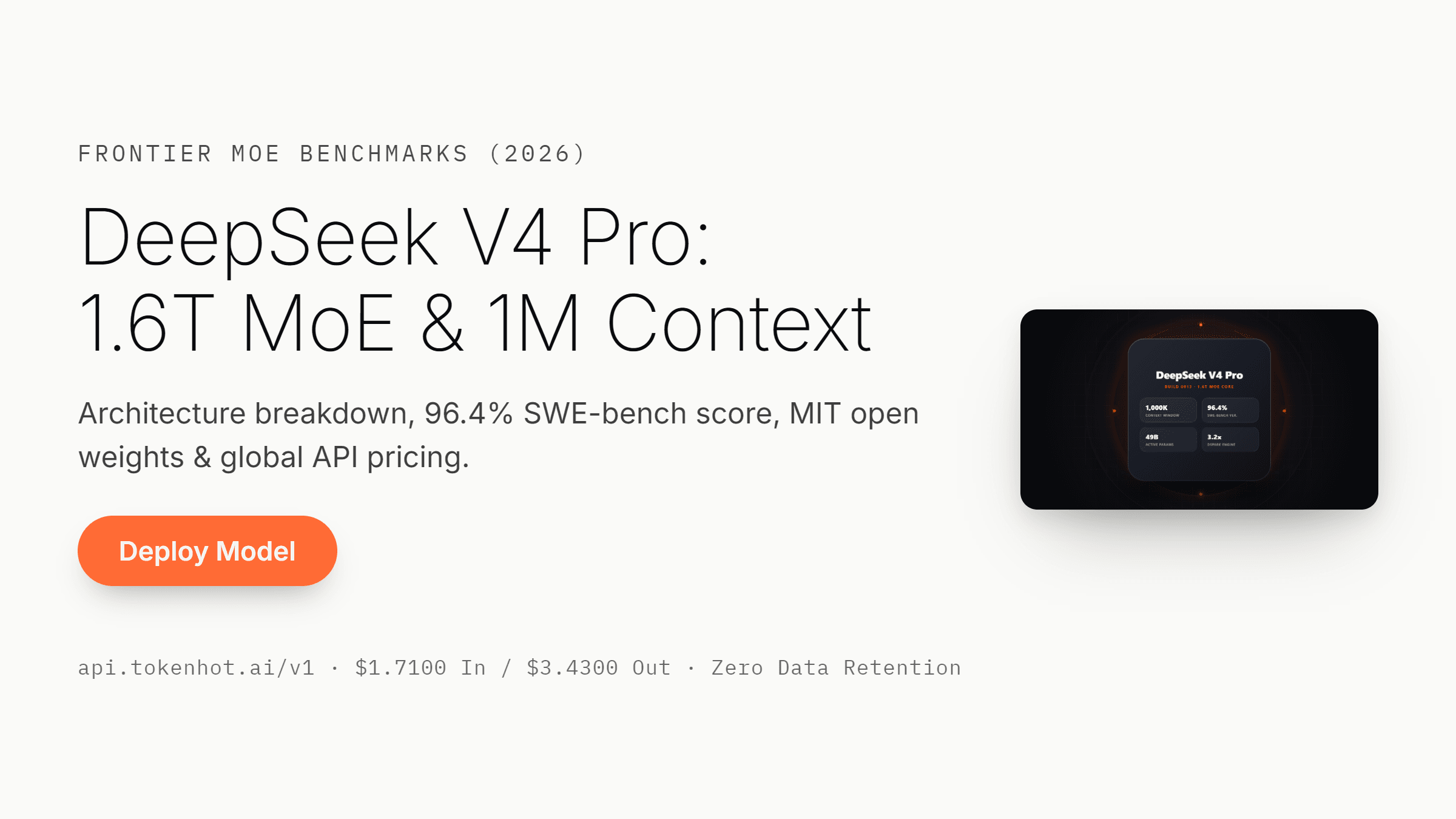 DeepSeek V4 Pro 0813: 1.6T Architecture, 1M Context Benchmarks, Pricing & Open Weights (2026)